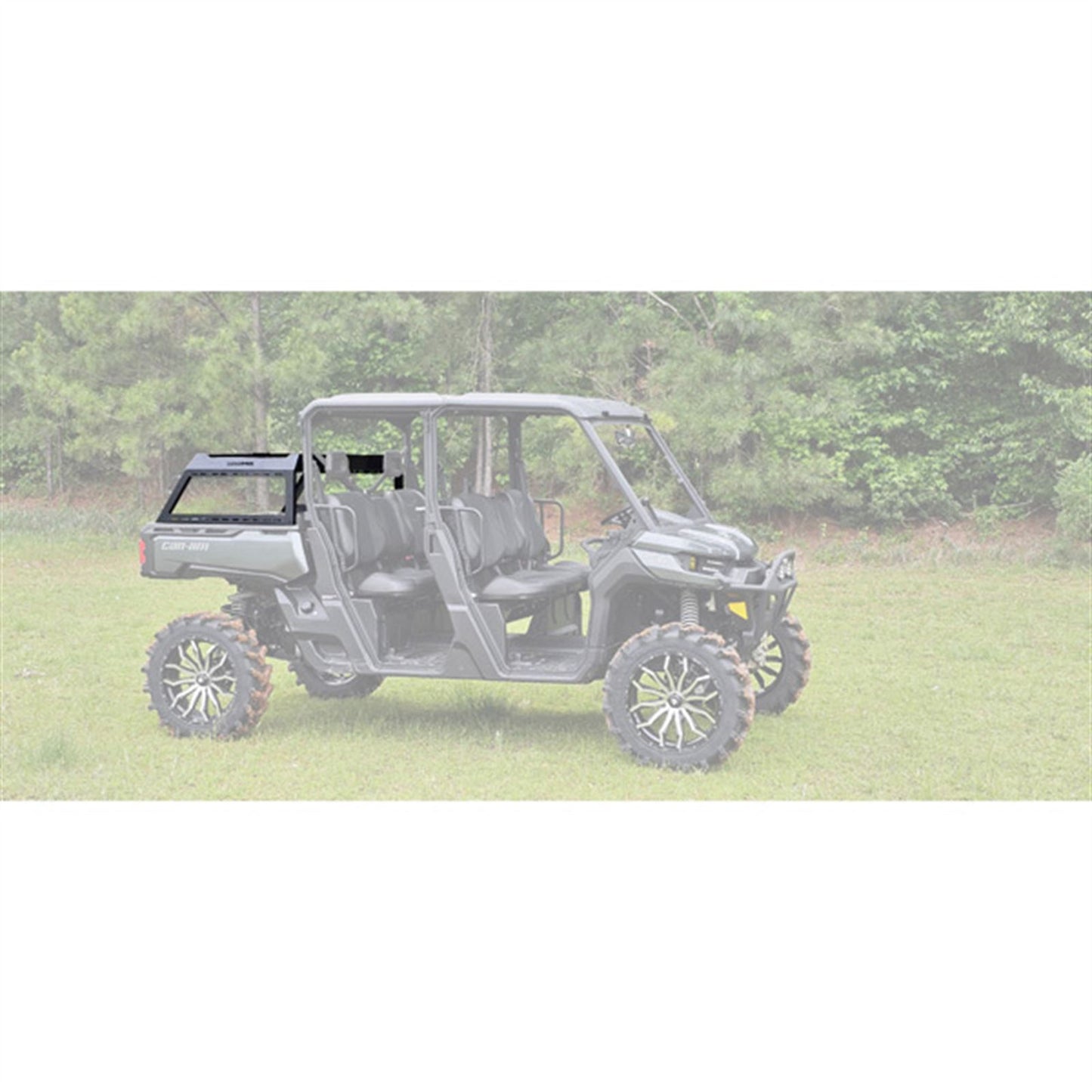 Seizmik Bed Rack Kit - Half Height - Black for Can Am/Defender/ Polaris Ranger 58-08076_1552847