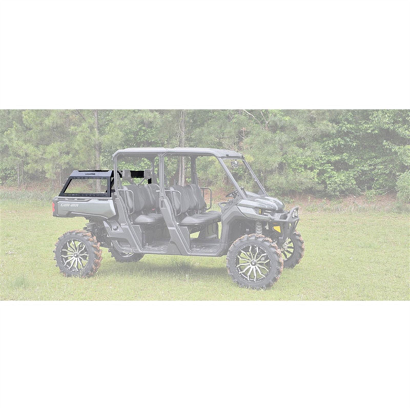 Seizmik Bed Rack Kit - Half Height - Black for Can Am/Defender/ Polaris Ranger 58-08076_1552847