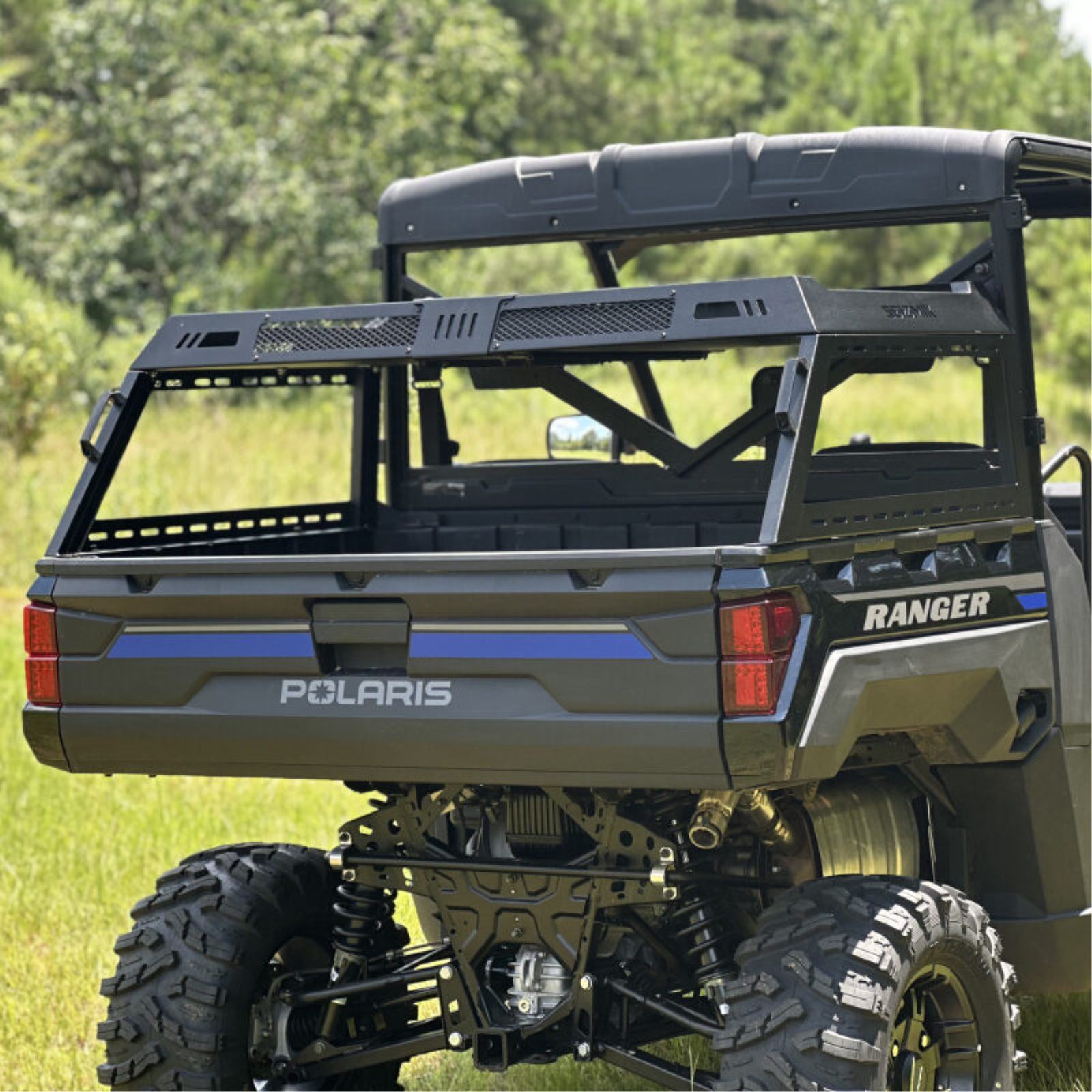 Seizmik Bed Rack Kit - Half Height - Black for Can Am/Defender/ Polaris Ranger 58-08076_1779985