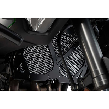 SW-Motech Radiator Guard - Black/Silver for Kawasaki [MPN: KLS.08.922.10000]_1526976