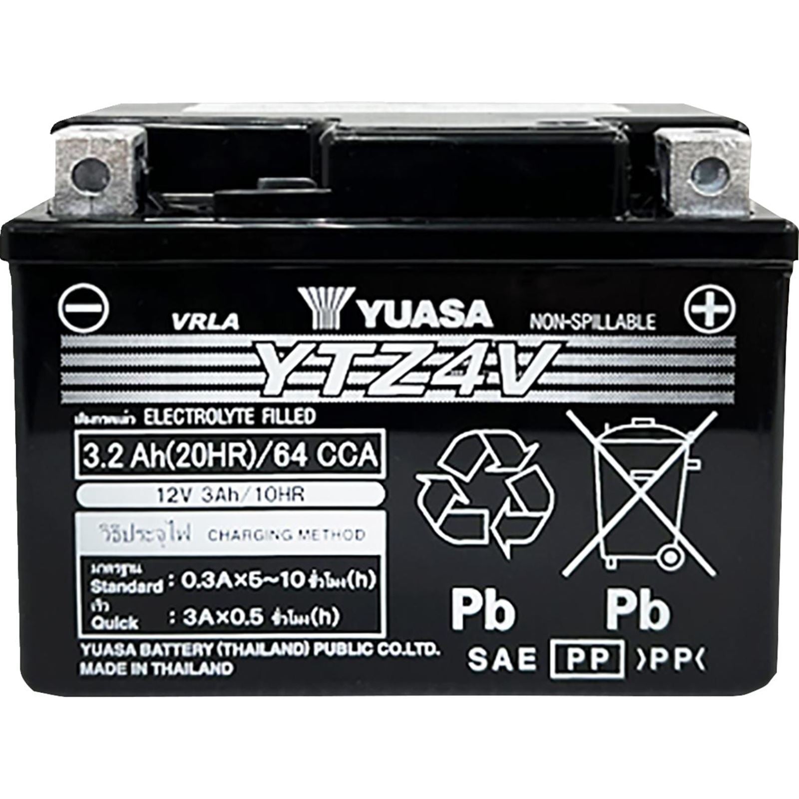 Yuasa Battery - YTZ4V YUAM724ZV_1526977