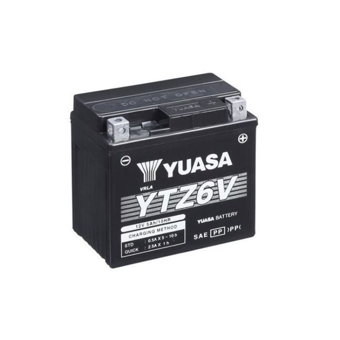 Yuasa YTZ6V Factory Activated, Maintenance Free YUAM726ZS_1724668