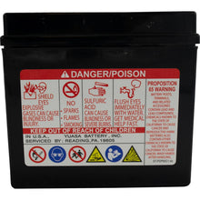 Yuasa YTZ6V Factory Activated, Maintenance Free YUAM726ZS_1707897