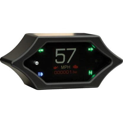 Dakota Digital Handle Bar Mount Speedometer - With Signals - Spiked - Black MLX-5200-K_1512840
