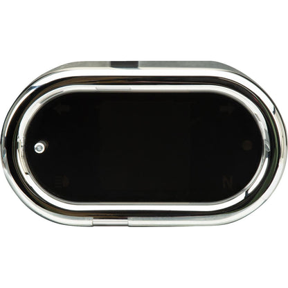 Dakota Digital Handle Bar Mount Speedometer - With Signals - Oval - Chrome MLX-5400_1512841