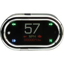 Dakota Digital Handle Bar Mount Speedometer - With Signals - Oval - Chrome MLX-5400_1512842
