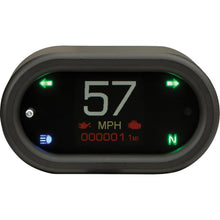 Dakota Digital Handle Bar Mount Speedometer - With Signals - Oval - Black MLX-5400-K_1512844
