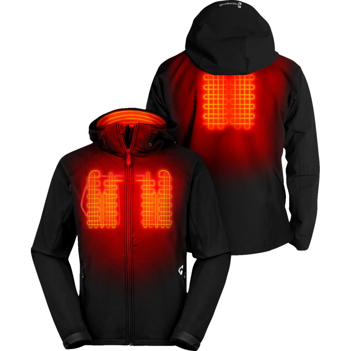 Gerbing Heated Clothing 7V Torrid Softshell Heated Jacket 2.0 - Black_1504002
