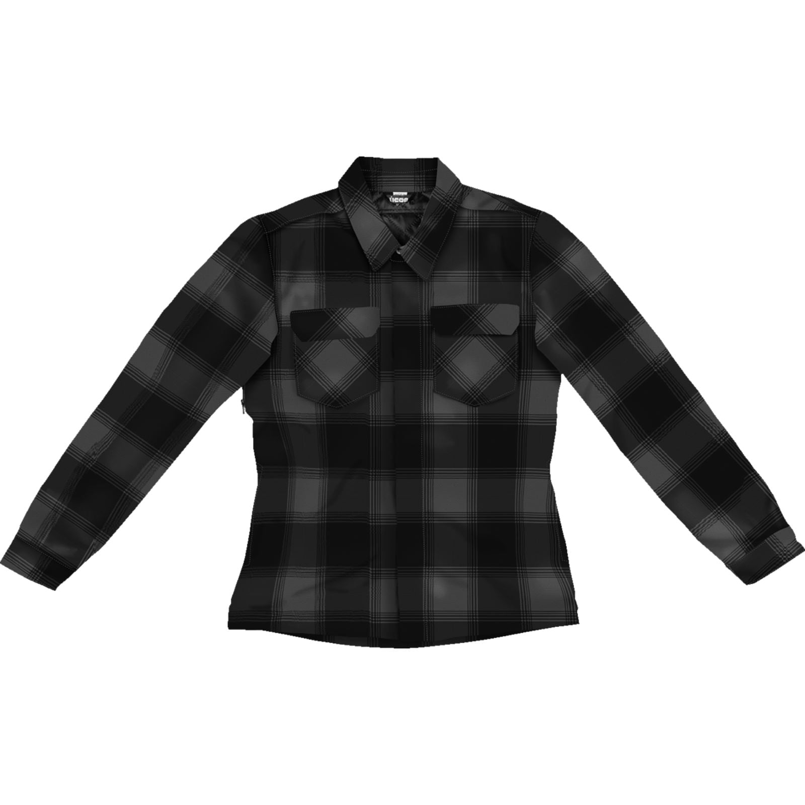 Icon Women's Fallblock CX Flannel Jacket - Black_1504061