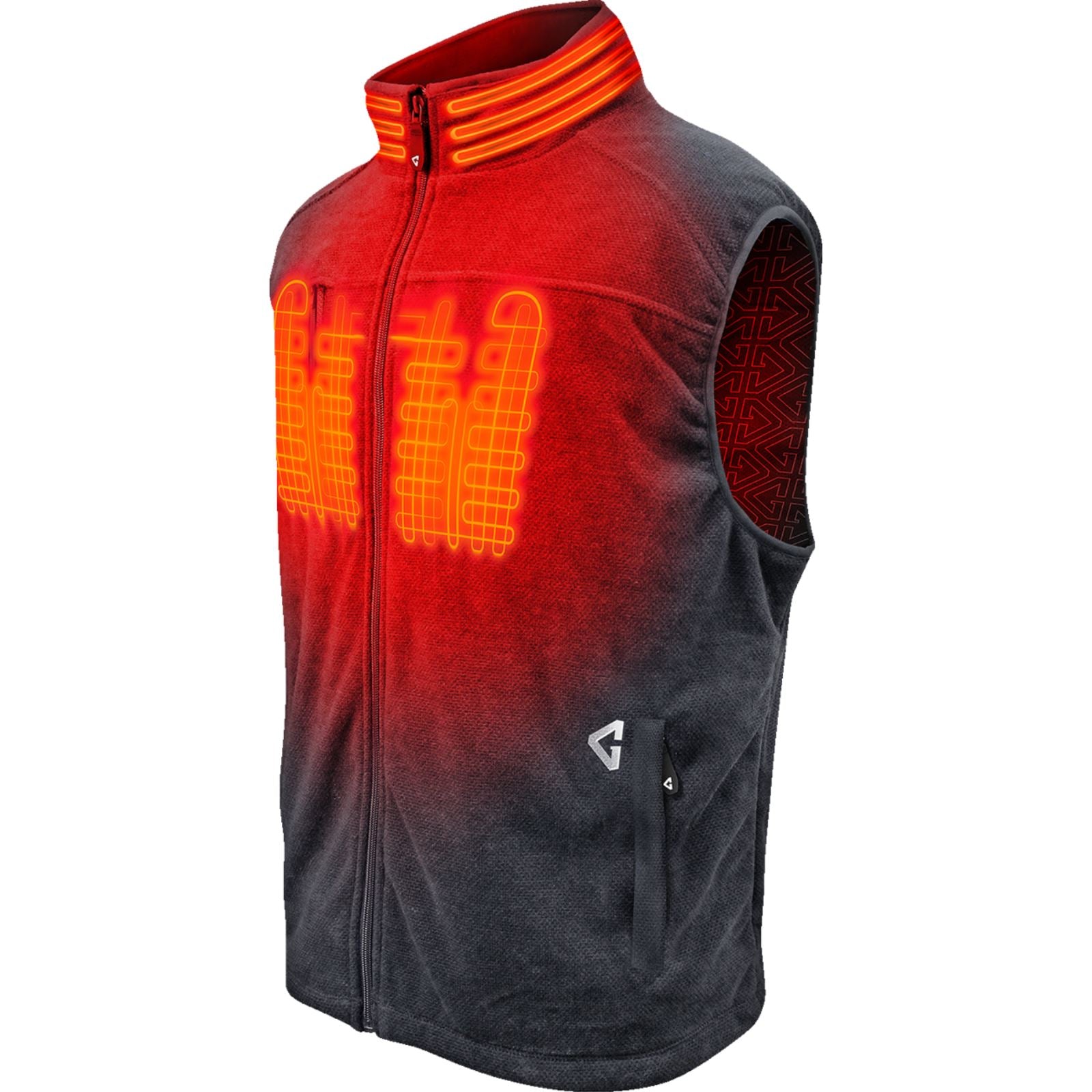 Gerbing Heated Clothing Men's 7V Thermite Fleece Heated Vest 2.0_1504502