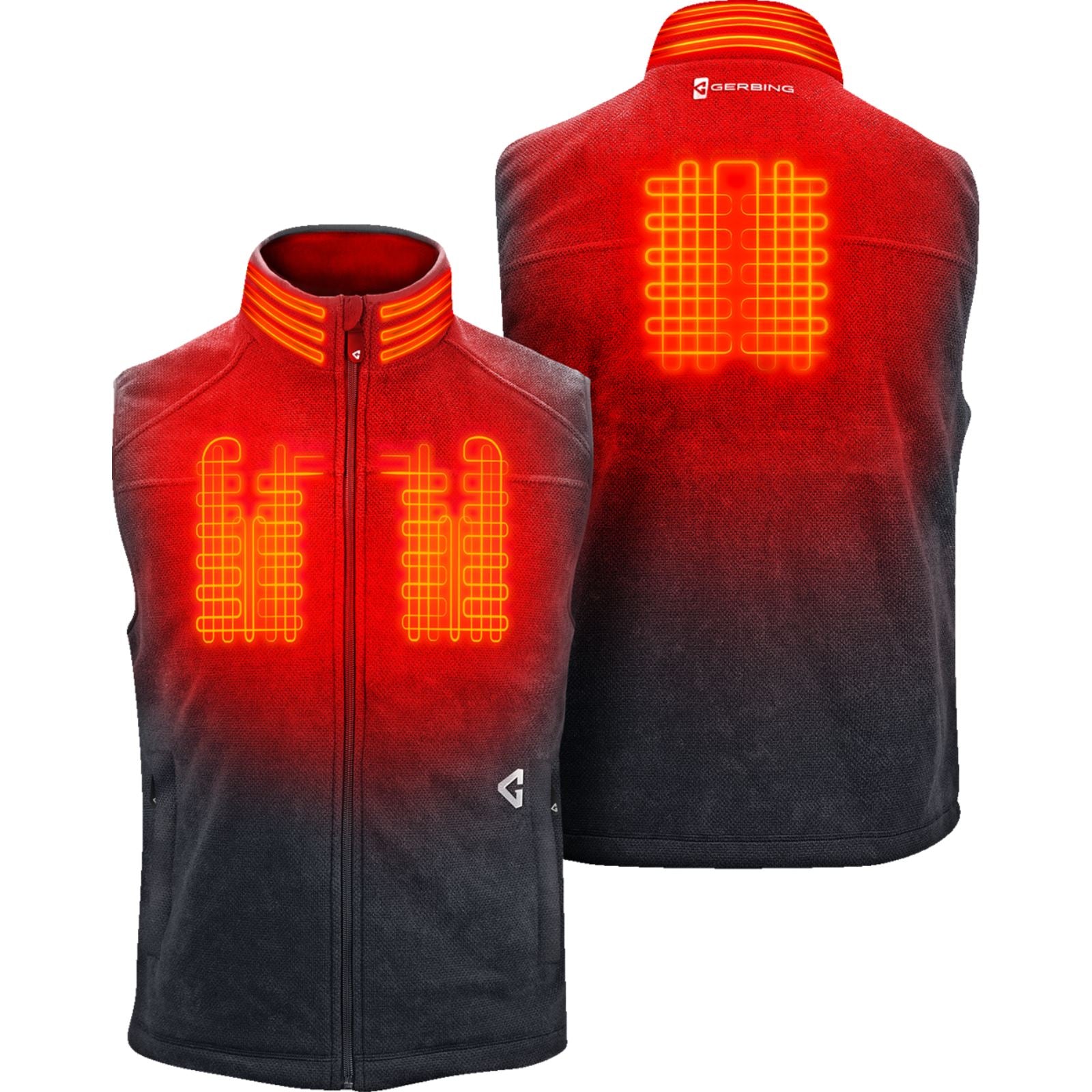 Gerbing Heated Clothing Men's 7V Thermite Fleece Heated Vest 2.0_1504503