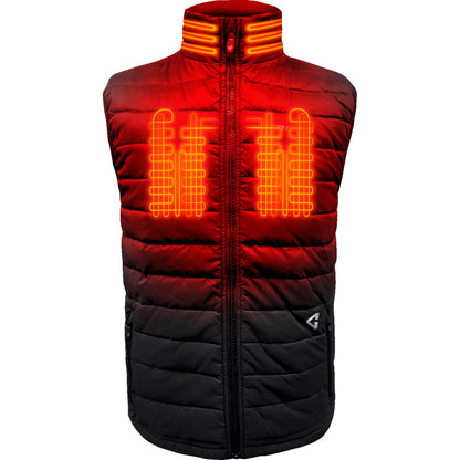 Gerbing Heated Clothing 7V Khione Puffer Heated Vest 2.0 - Black_1504474