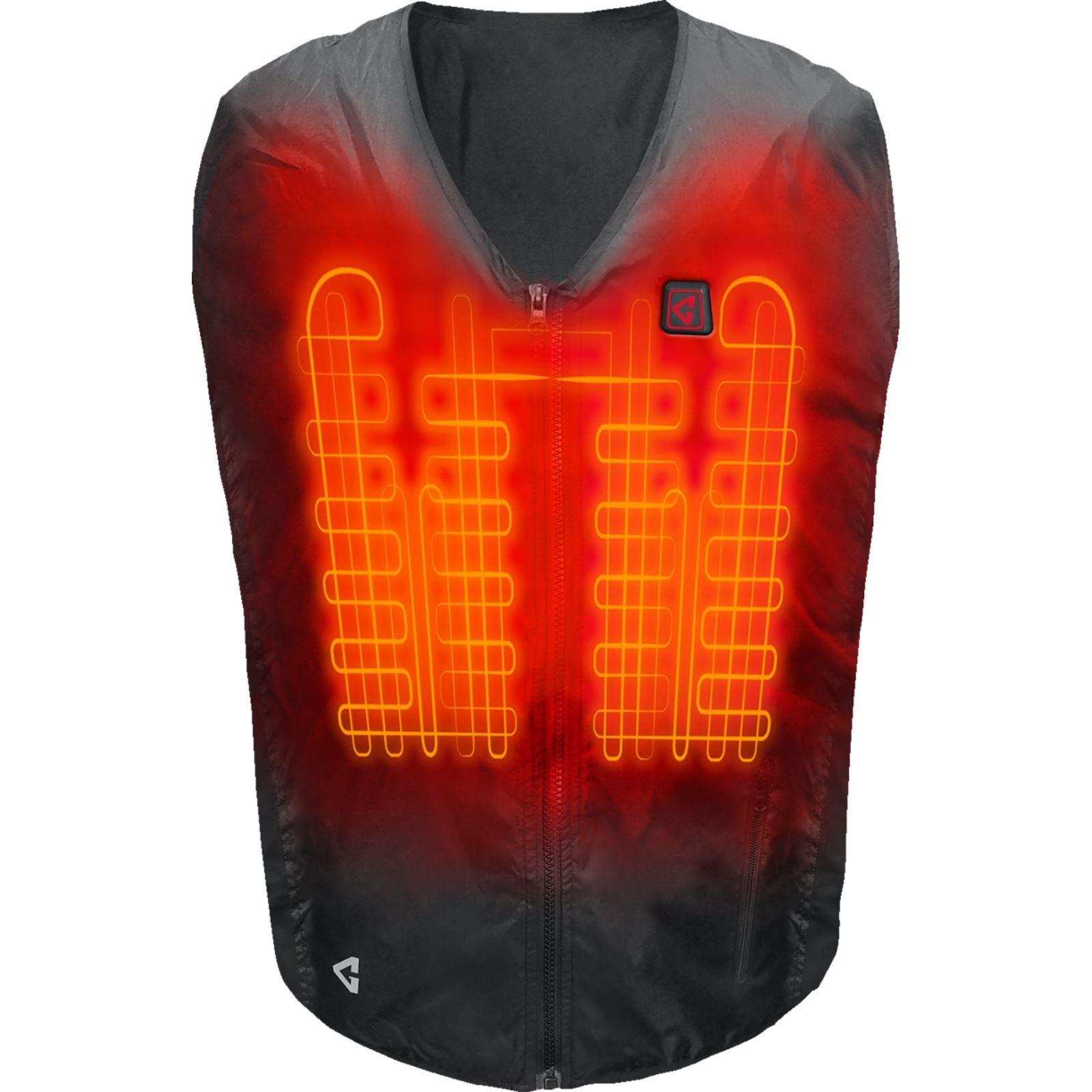 Gerbing Heated Clothing 7V Battery Heated Vest Liner - Black_1504514