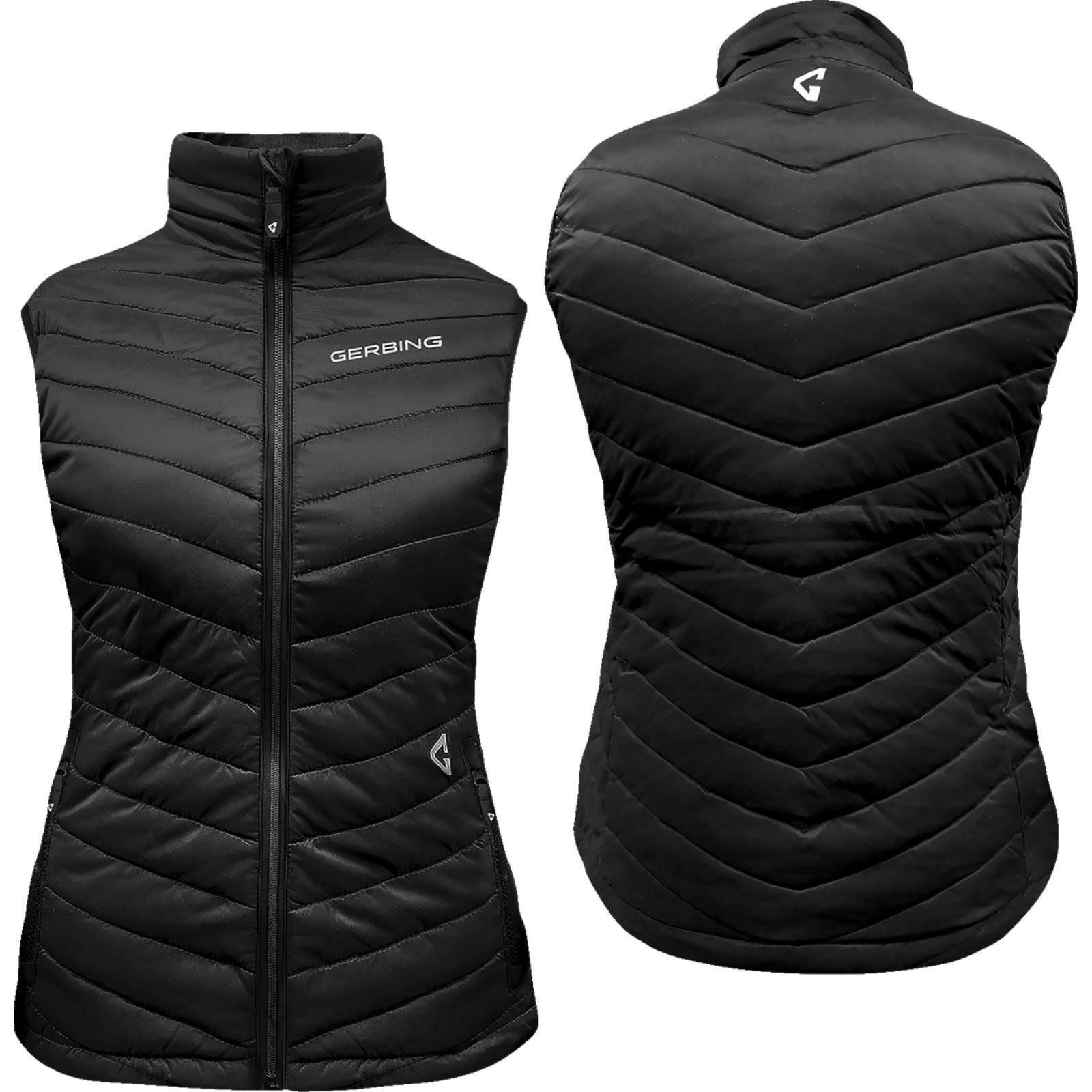 Gerbing Heated Clothing Women's 7V Khione Puffer Heated Vest 2.0 - Black_1504613