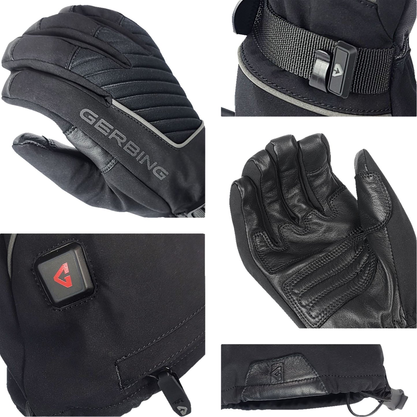 Gerbing Heated Clothing 7V Atlas Ultra-Flex Battery Heated Gloves - Black_1505361
