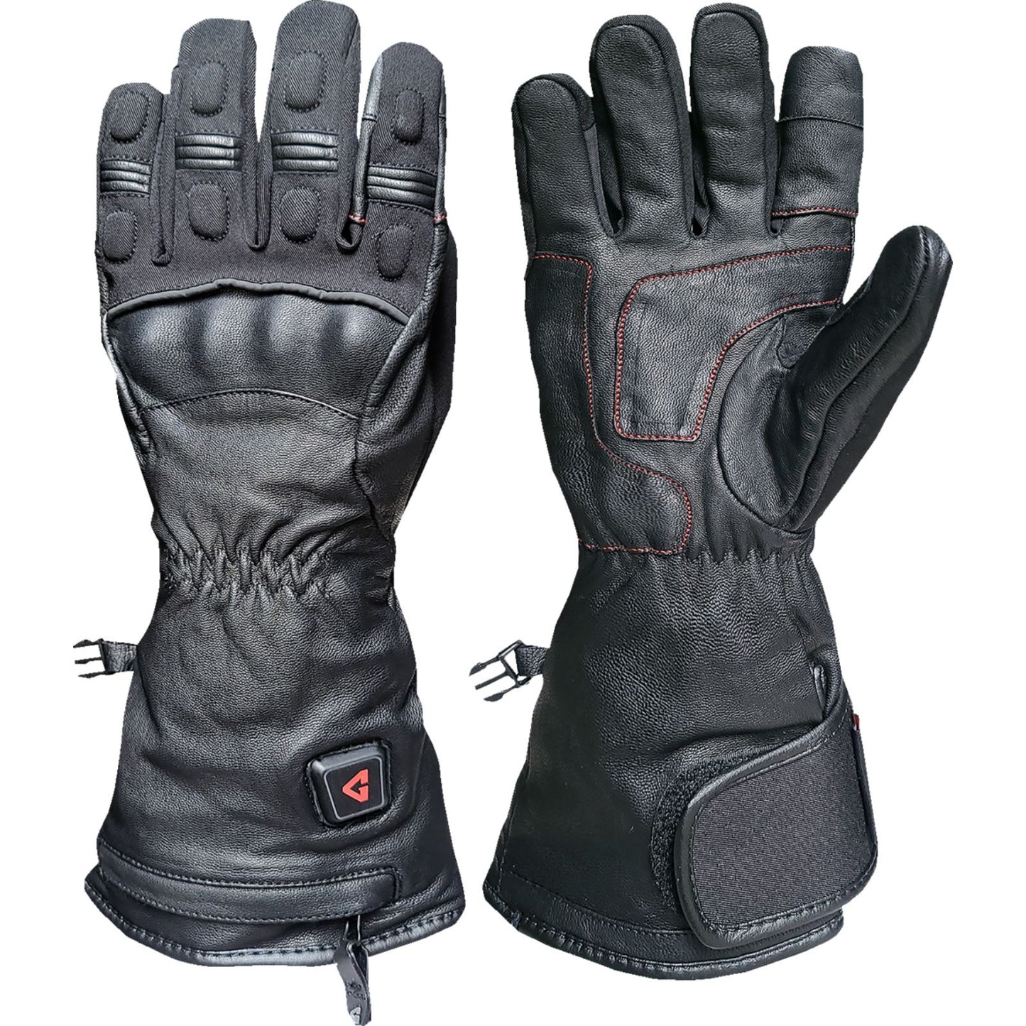 Gerbing Heated Clothing 7V Hard Knuckle Battery Heated Gloves - Black_1505479