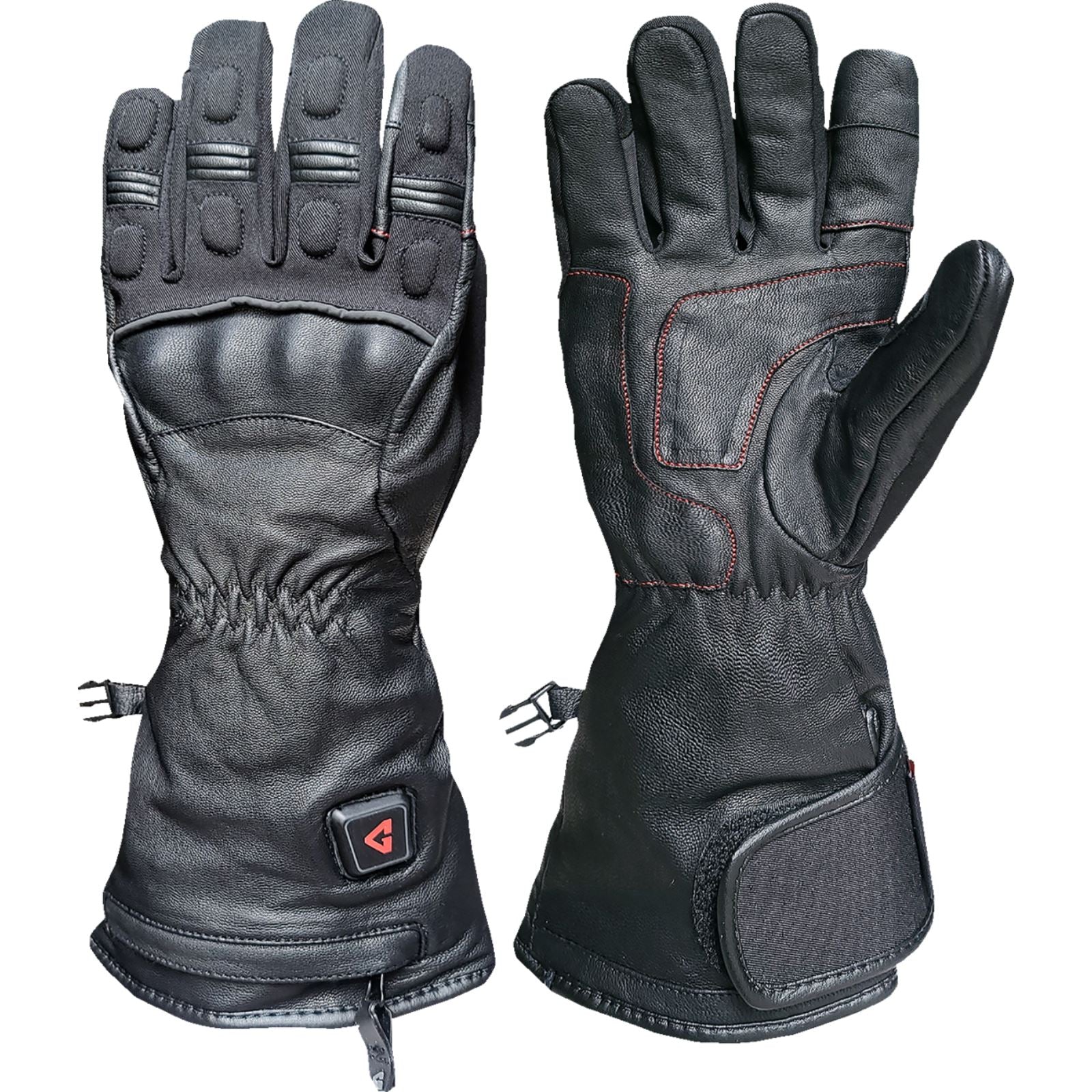 Gerbing Heated Clothing 7V Hard Knuckle Battery Heated Gloves - Black_1505479