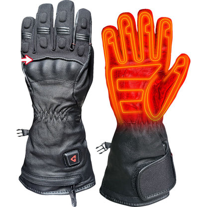 Gerbing Heated Clothing 7V Hard Knuckle Battery Heated Gloves - Black_1505480