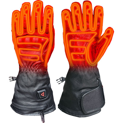 Gerbing Heated Clothing 7V Hard Knuckle Battery Heated Gloves - Black_1505481