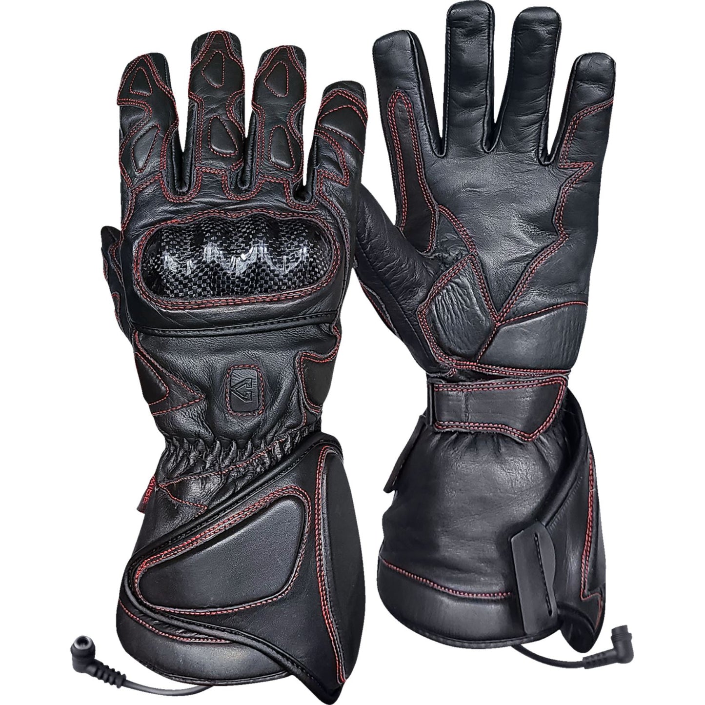 Gerbing Heated Clothing 12V Extreme Hard Knuckle Heated Gloves - Black_1505659