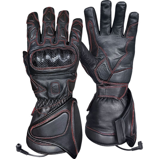 Gerbing Heated Clothing 12V Extreme Hard Knuckle Heated Gloves - Black_1505659