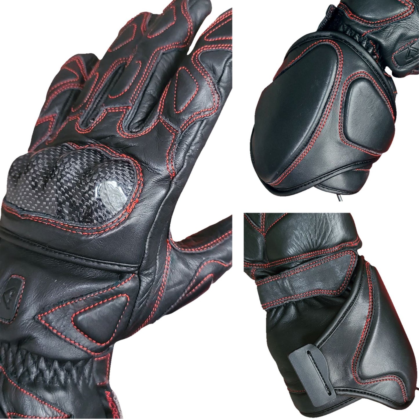 Gerbing Heated Clothing 12V Extreme Hard Knuckle Heated Gloves - Black_1505588