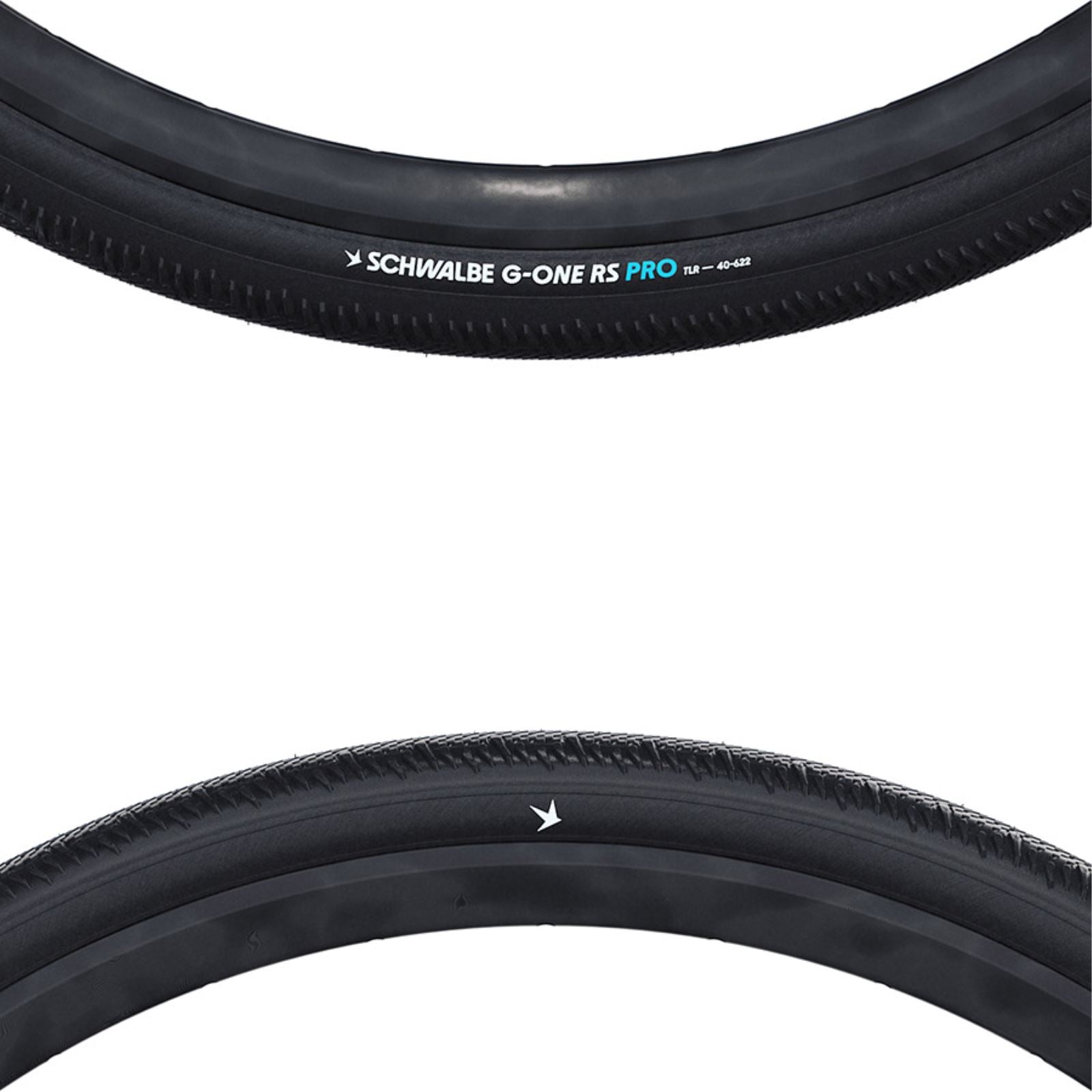Schwalbe G-One RS Tire - 700 x 40, Tubeless, Folding, Black, Evolution Line [MPN: 11654583]_1872376