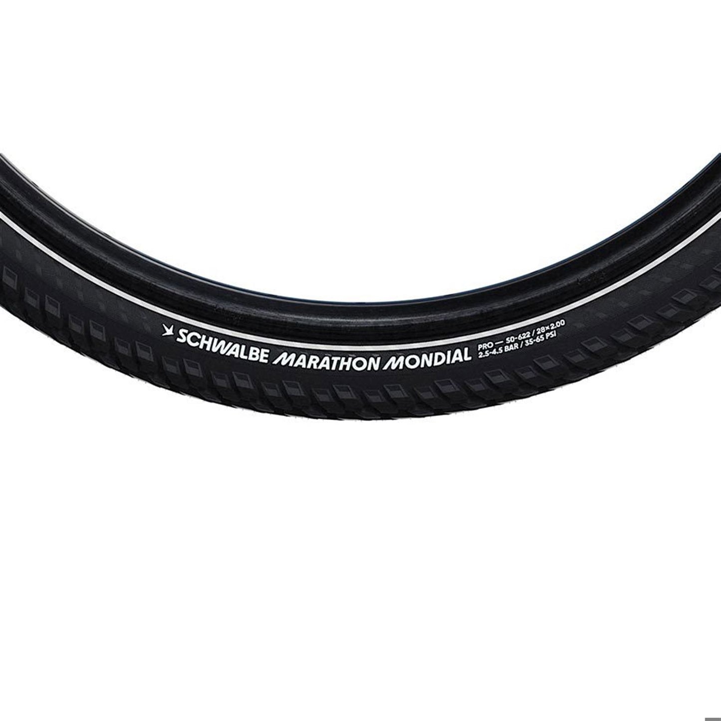 Schwalbe Marathon Mondial Tire - Clincher, Wire - Black/Reflective_1710441