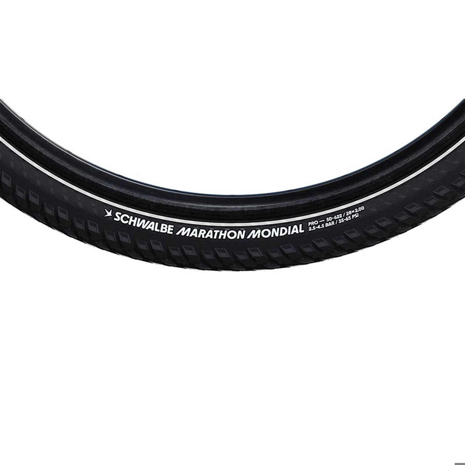 Schwalbe Marathon Mondial Tire - Clincher, Wire - Black/Reflective_1710441