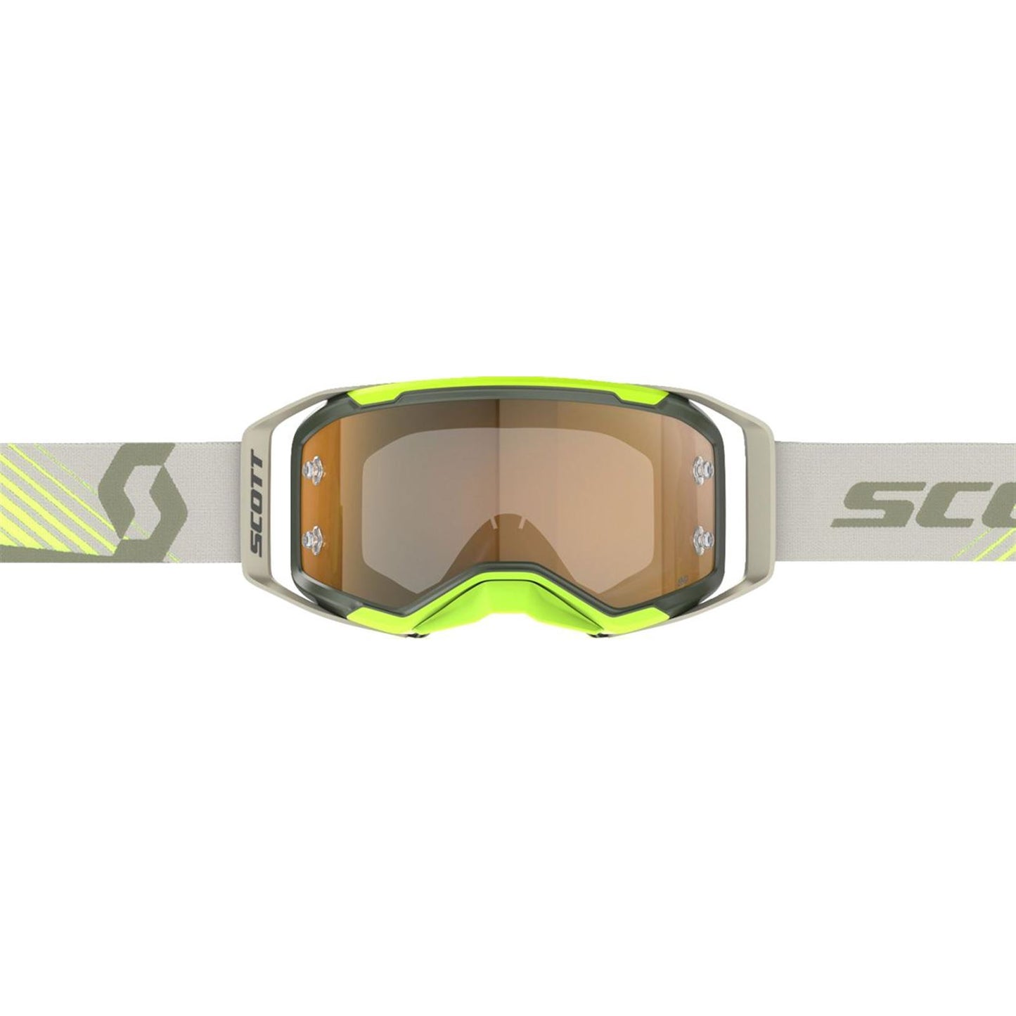 Scott Prospect 2.0 AMP Goggles - Kaki Green/Neon Yellow - Gold Chrome 421478-7701324_1512858