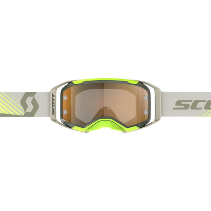 Scott Prospect 2.0 AMP Goggles - Kaki Green/Neon Yellow - Gold Chrome 421478-7701324_1512858