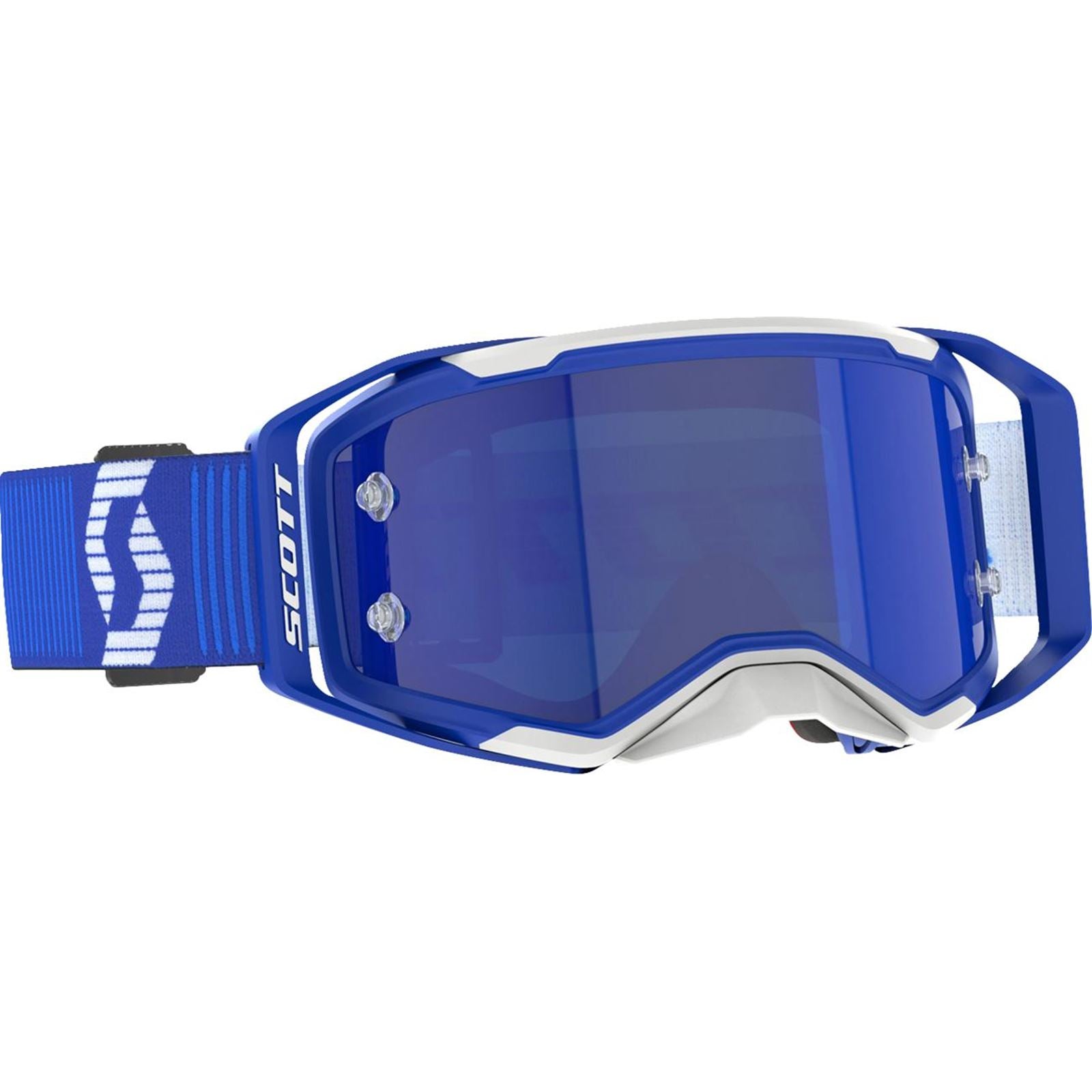 Scott Prospect 2.0 Goggles - Blue/White - Blue Chrome Works 421471-1006349_1510885