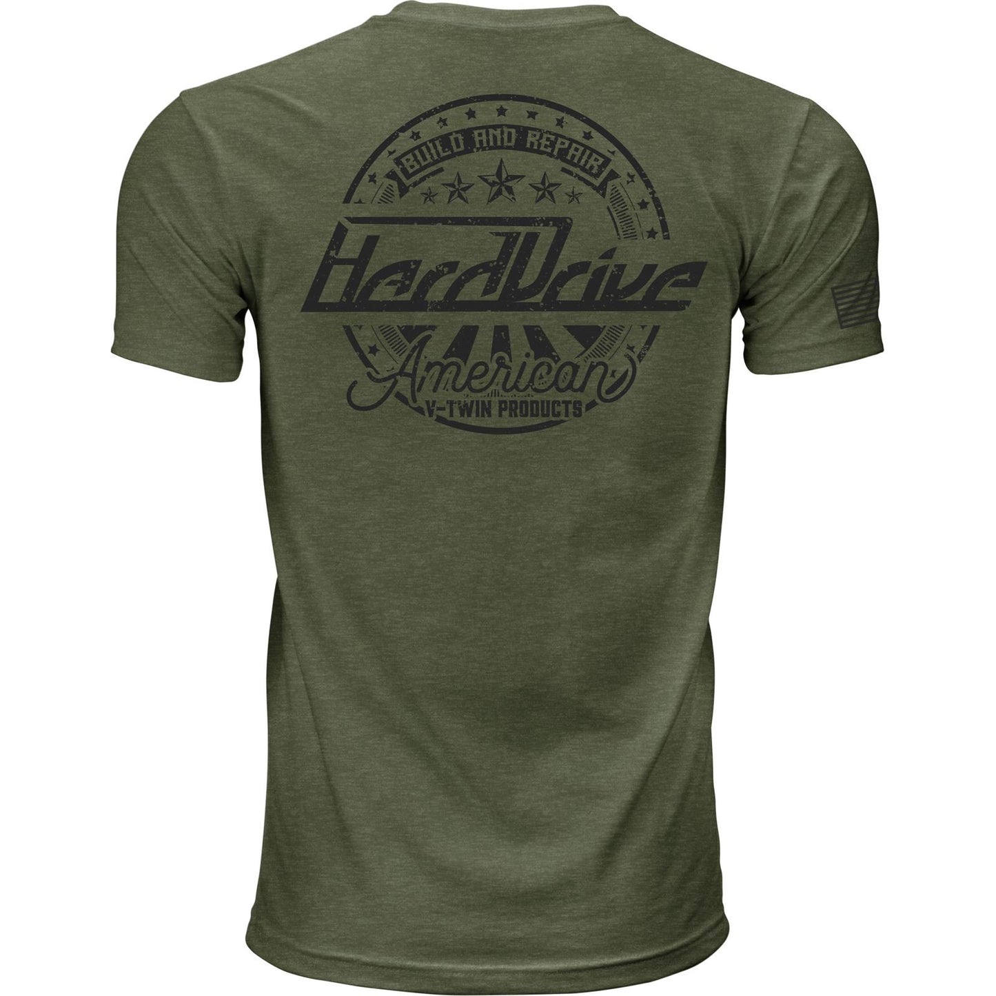 Harddrive Emblem Tee - Olive Green/Black - XL [MPN: 800-0208X]_1510916