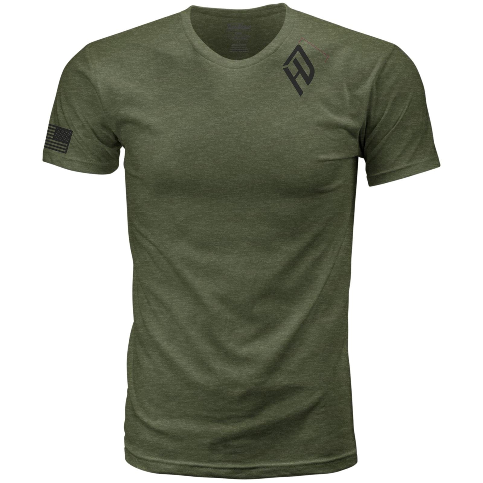 Harddrive Emblem Tee - Olive Green/Black - 3XL 800-02083X_1510913
