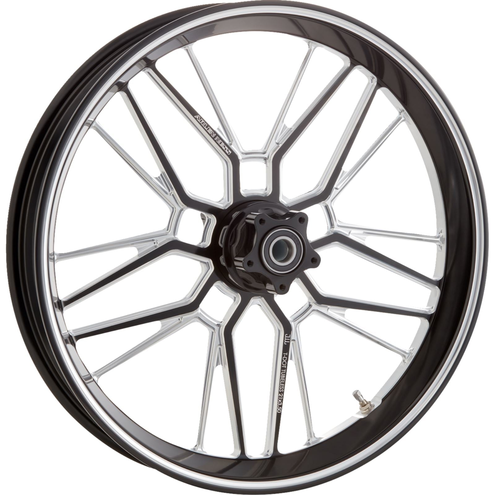 Arlen Ness Rim - Split-Spoke - Black/Contrast Cut - 21x3.5 330-025_1509281