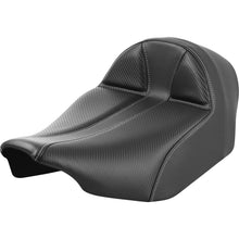 Saddlemen Dominator Solo Seat - Carbon Fiber w/ Silver Stitch FLT/FLH '23-'24 823-07E-0042_1510934
