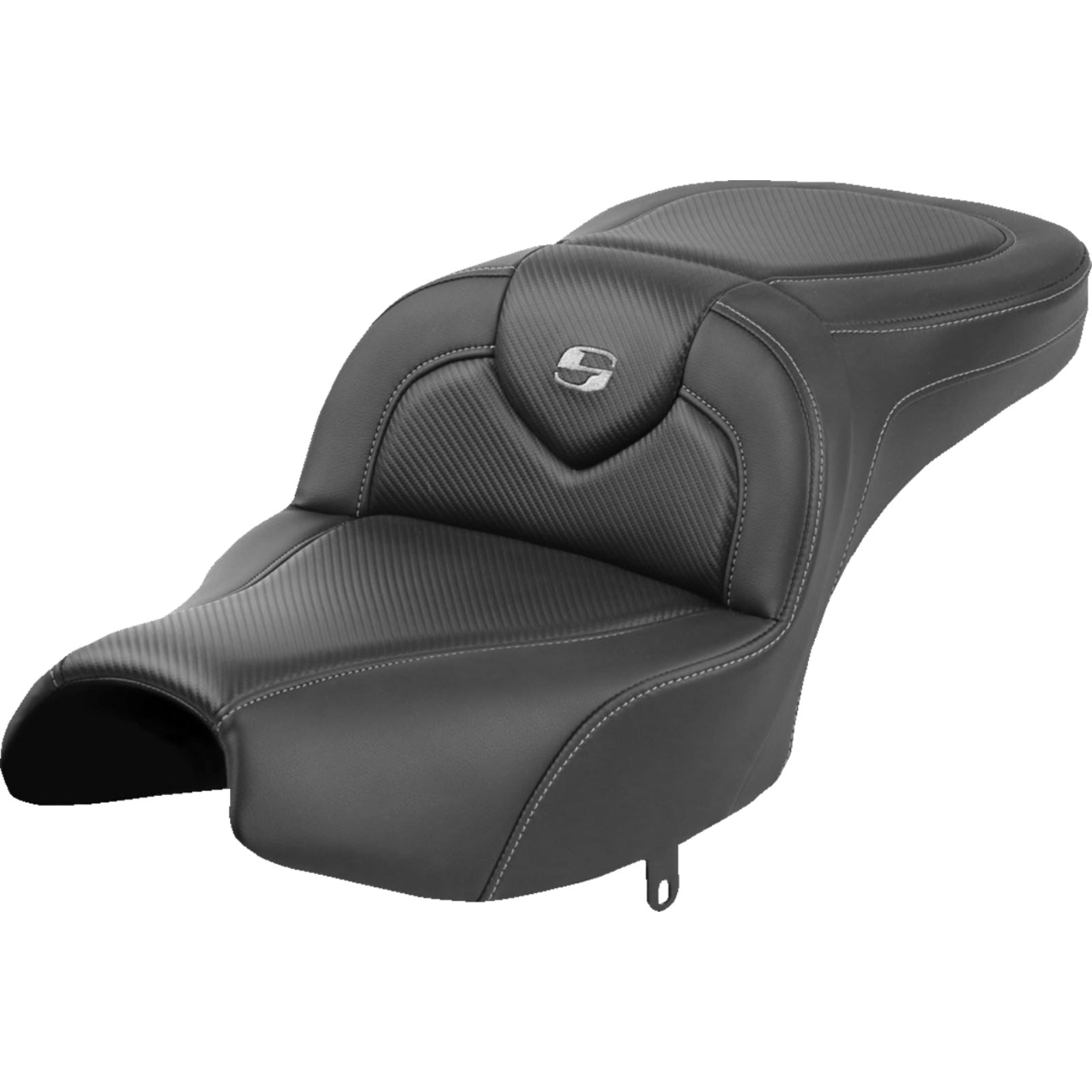 Saddlemen Roadsofa™ Seat Black - Carbon Fiber for Indian Pursuit '22-'24 I22-02-185_1509361