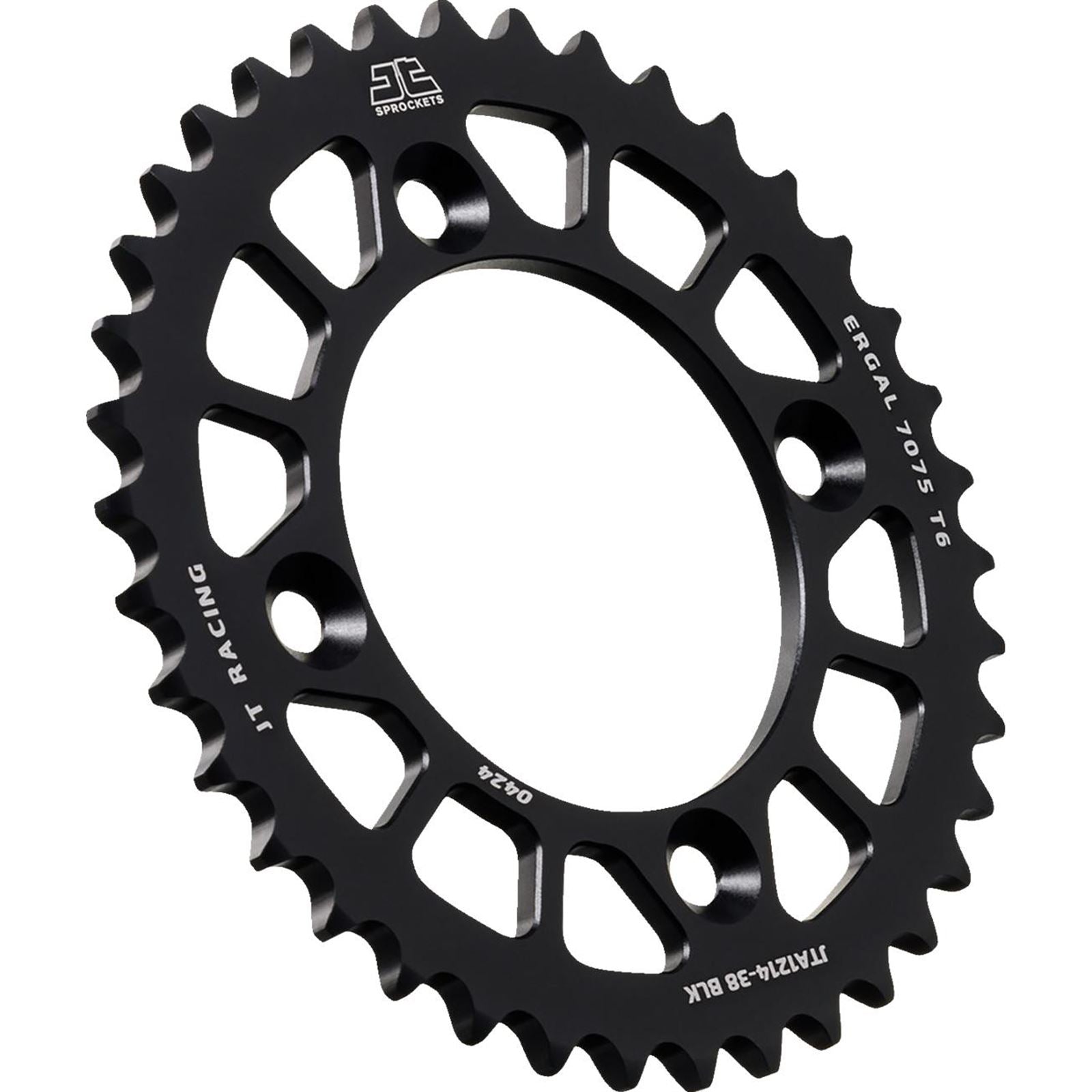 JT Sprockets Rear Sprocket - Aluminum - 56 Tooth - Black - CR85/CRF150 RB JTA215.56BLK_1512928