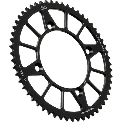 JT Sprockets Rear Sprocket - Aluminum - 56 Tooth - Black - CR85/CRF150 RB JTA215.56BLK_1527006