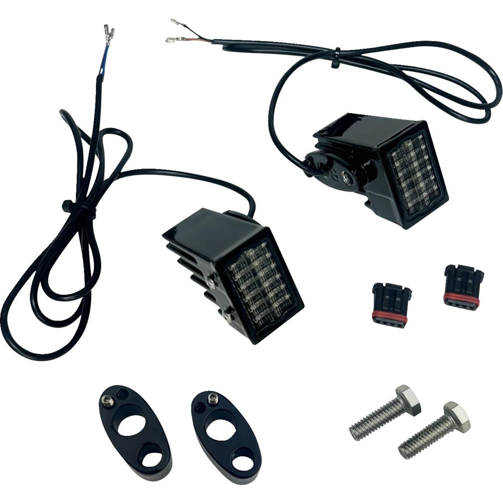 Custom Dynamics Turn Signal - Red LED - Smoke Lens CD-RTS-HD-B_1519958