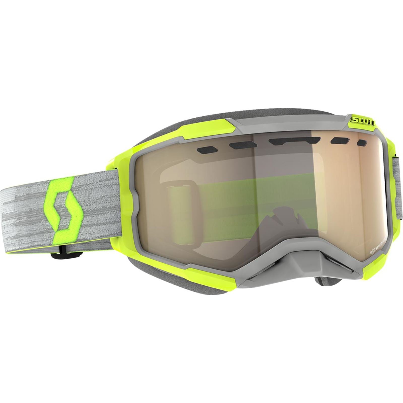 Scott Fury LS Snow Goggle - Gray/Yellow - Sensitive Bronze Chrome 278604-1120245_1512936