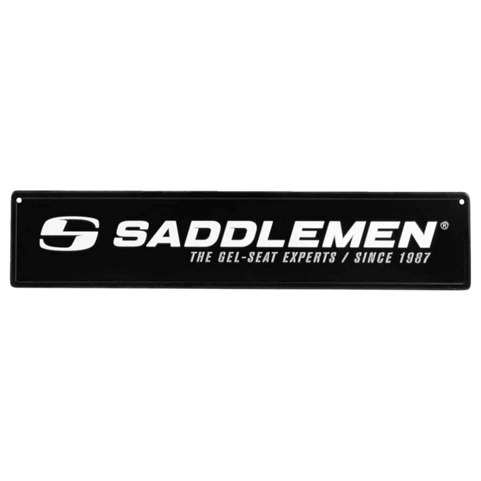 Saddlemen Metal Sign - 24" x 5-1/2" - Black/White 15799_1702176
