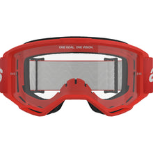 Alpinestars Vision 3 Goggles - Wordmark - Red - Clear Lens [MPN: 5103325-3067]_2563622