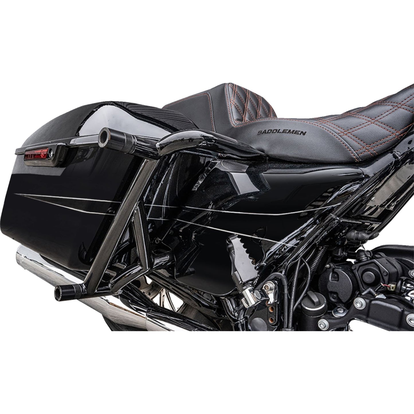 Burly Brand Rear Brawler Kit - Sub Assembly - Black - Touring SA-3013-002_1511518