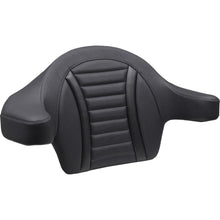 Mustang Motorcycle Products Deluxe Extended Passenger Arm Backrest - Gunmetal Stitch - Touring 88403GM_1513051