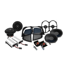 Hogtunes Amplifier/Speaker Kit - Fairing Saddlebag Cut In Lid Adaptors WBA RETRO 800.4SG_1512199