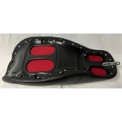 Danny Gray FastIST Pro Series Seat Double Diamond w/ Gray Stitch for FL '08-'24 FA-DGE-0328_1524848