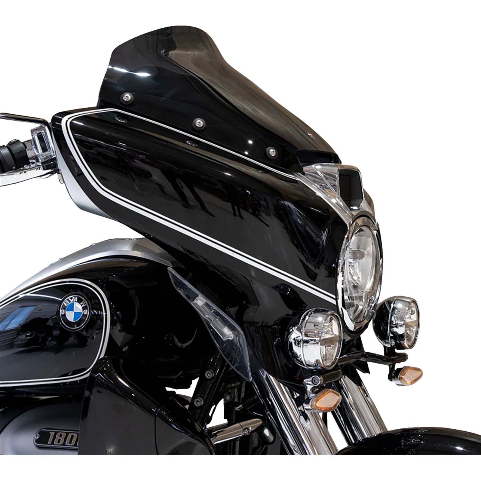 Klock Werks Flare™ Windshield - 14-1/2" - Dark Smoke for BMW [MPN: KWW-06-0608-DS]_1519961