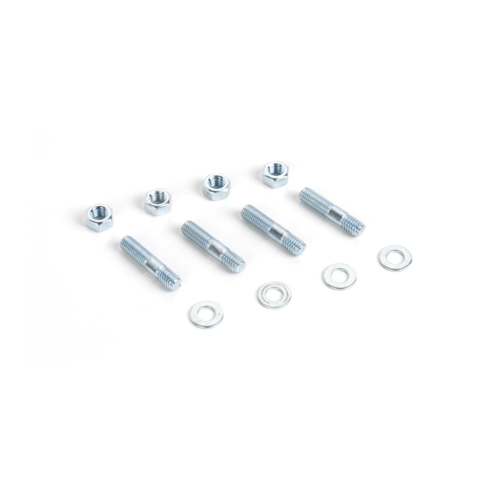 Cometic Carburetor Studs 1 1/2in Zinc Plated - Set of 4 With Washers and Nuts CF1000_1513535