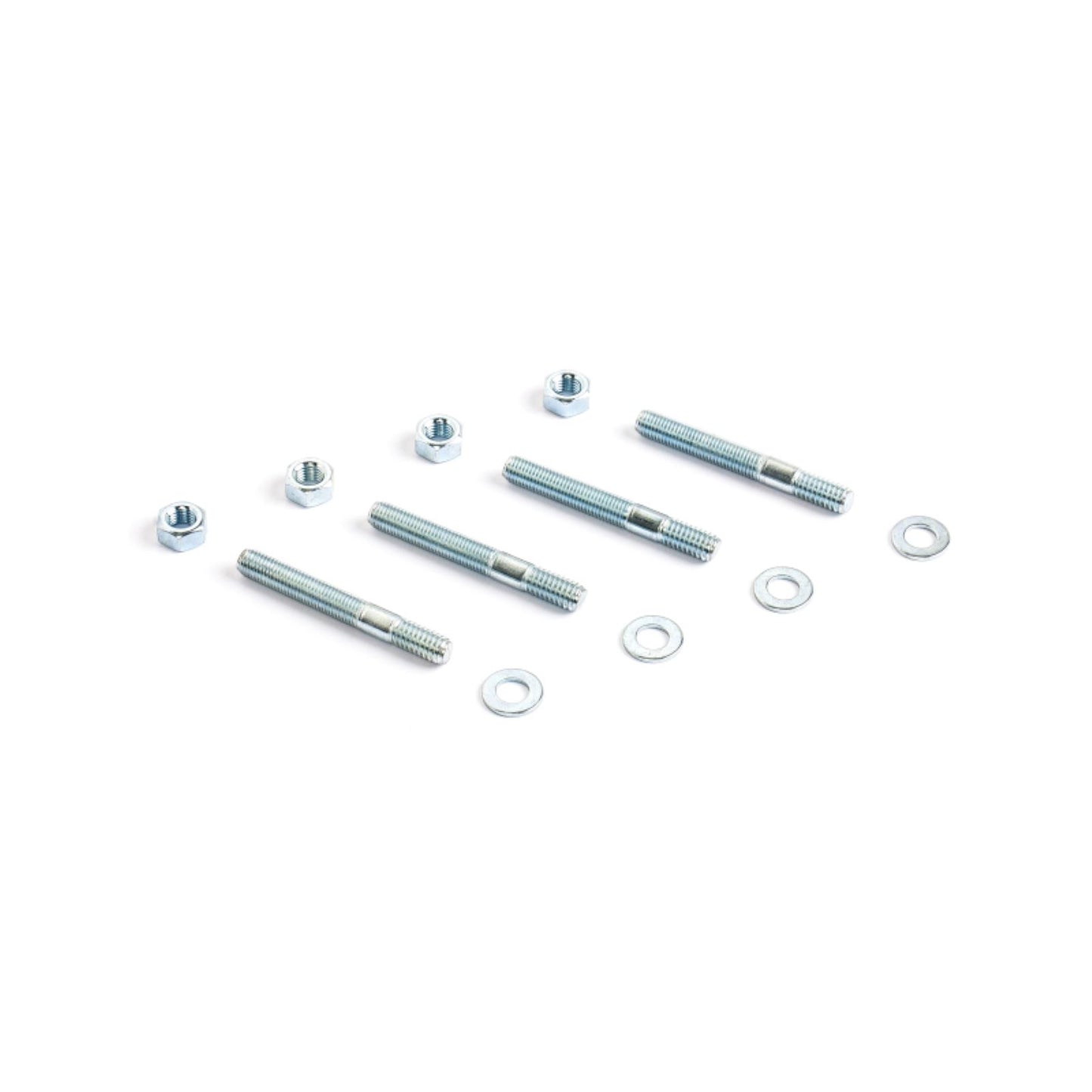 Cometic Carburetor Studs 2 1/2in Zinc Plated - Set of 4 With Washers and Nuts CF1002_1513613